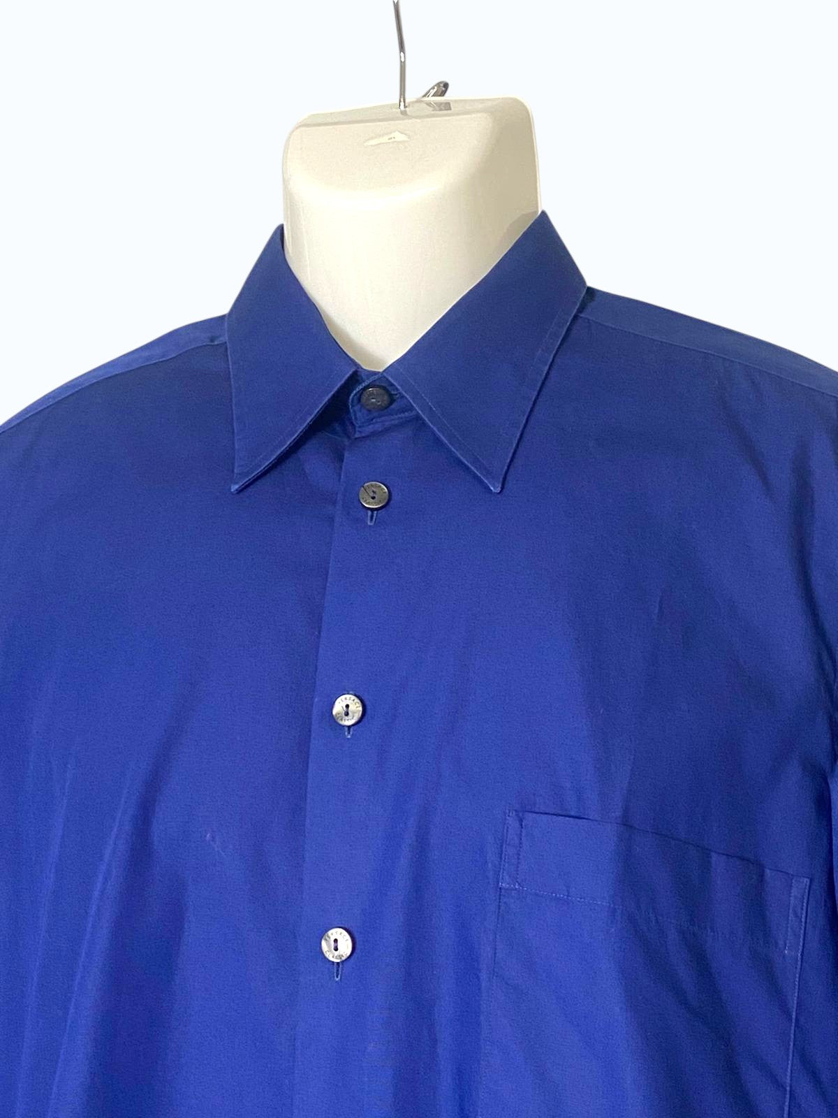 camicia blu Versace