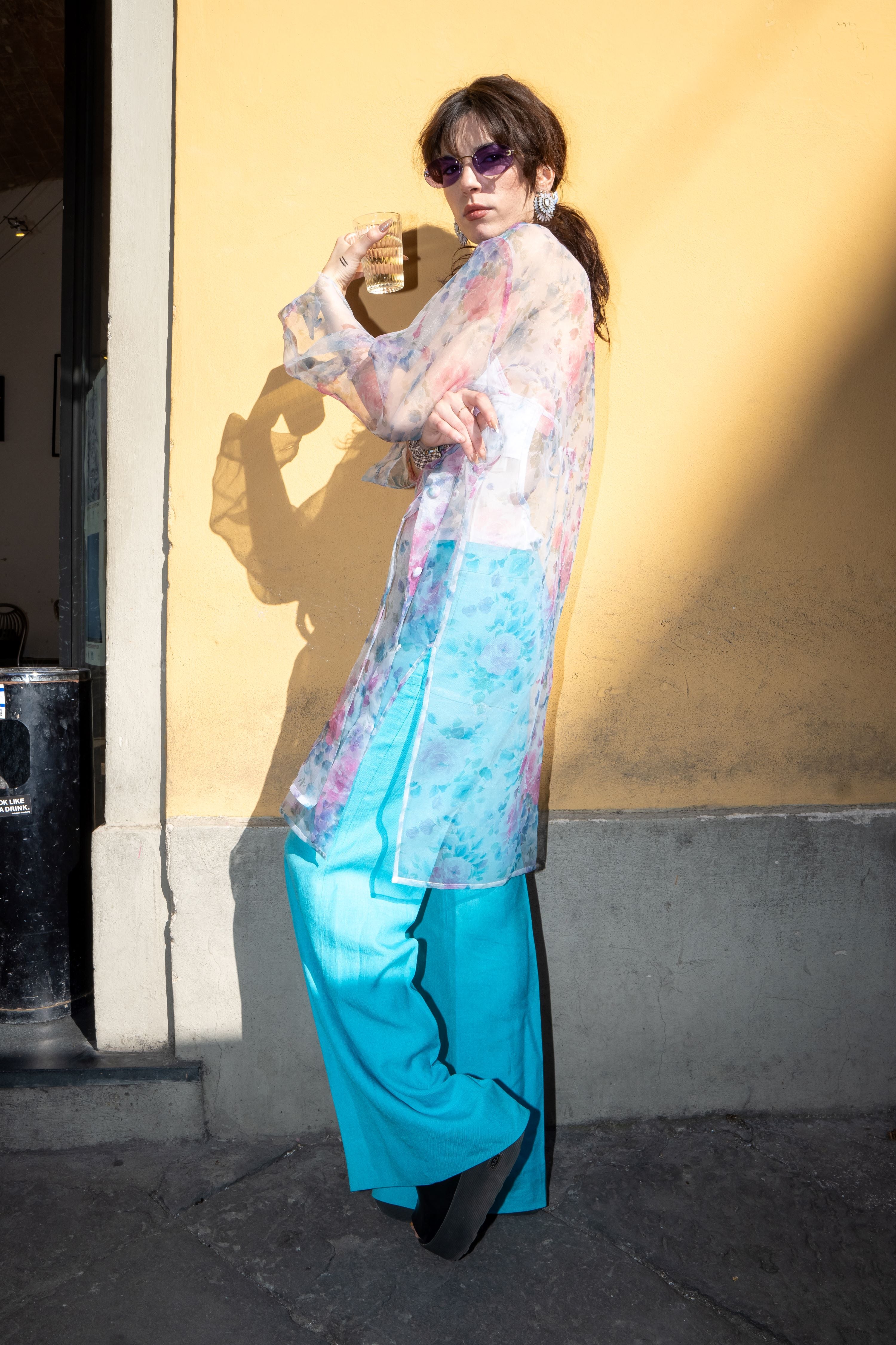 Pantaloni sartoriali in cotone