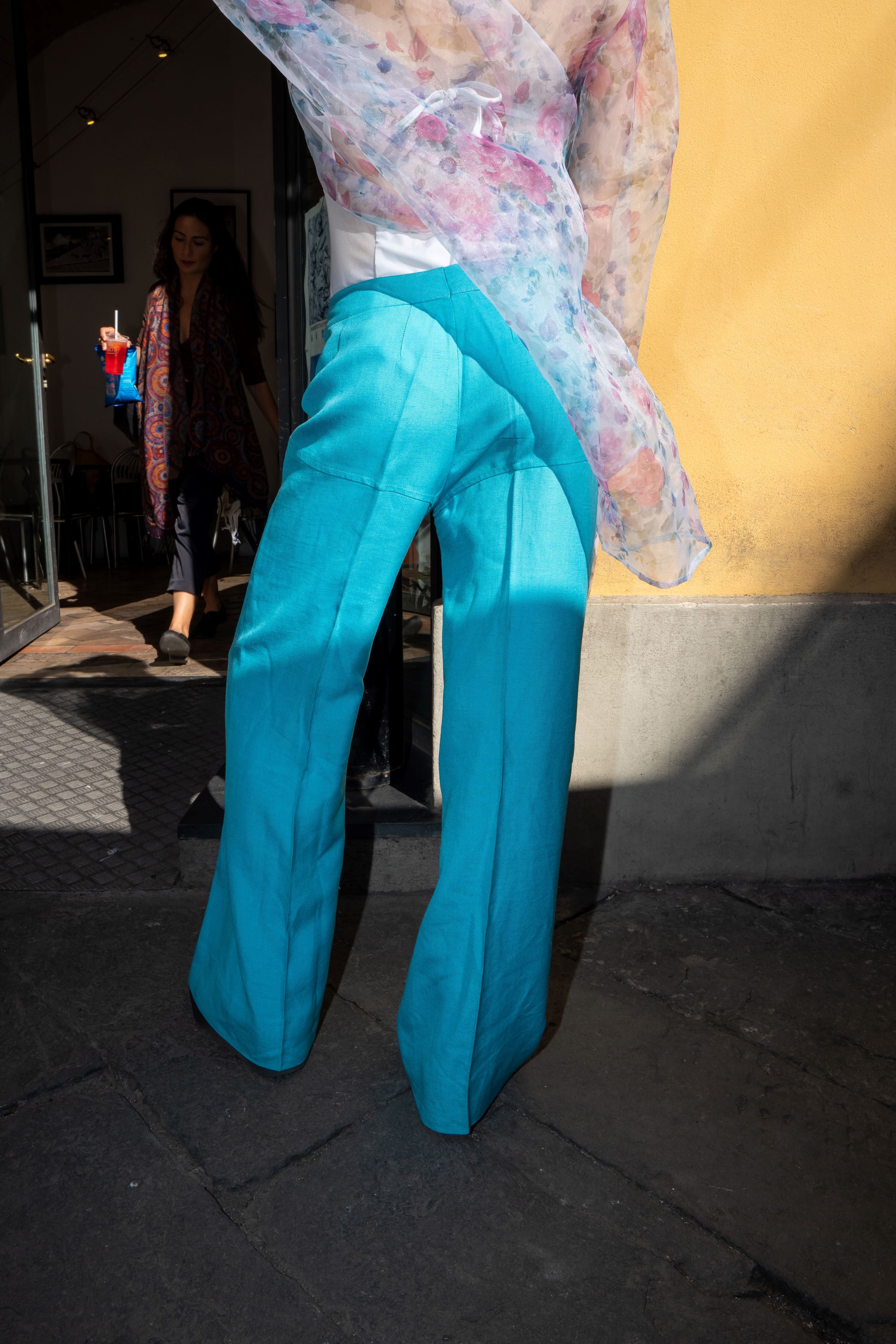 Pantaloni sartoriali in cotone
