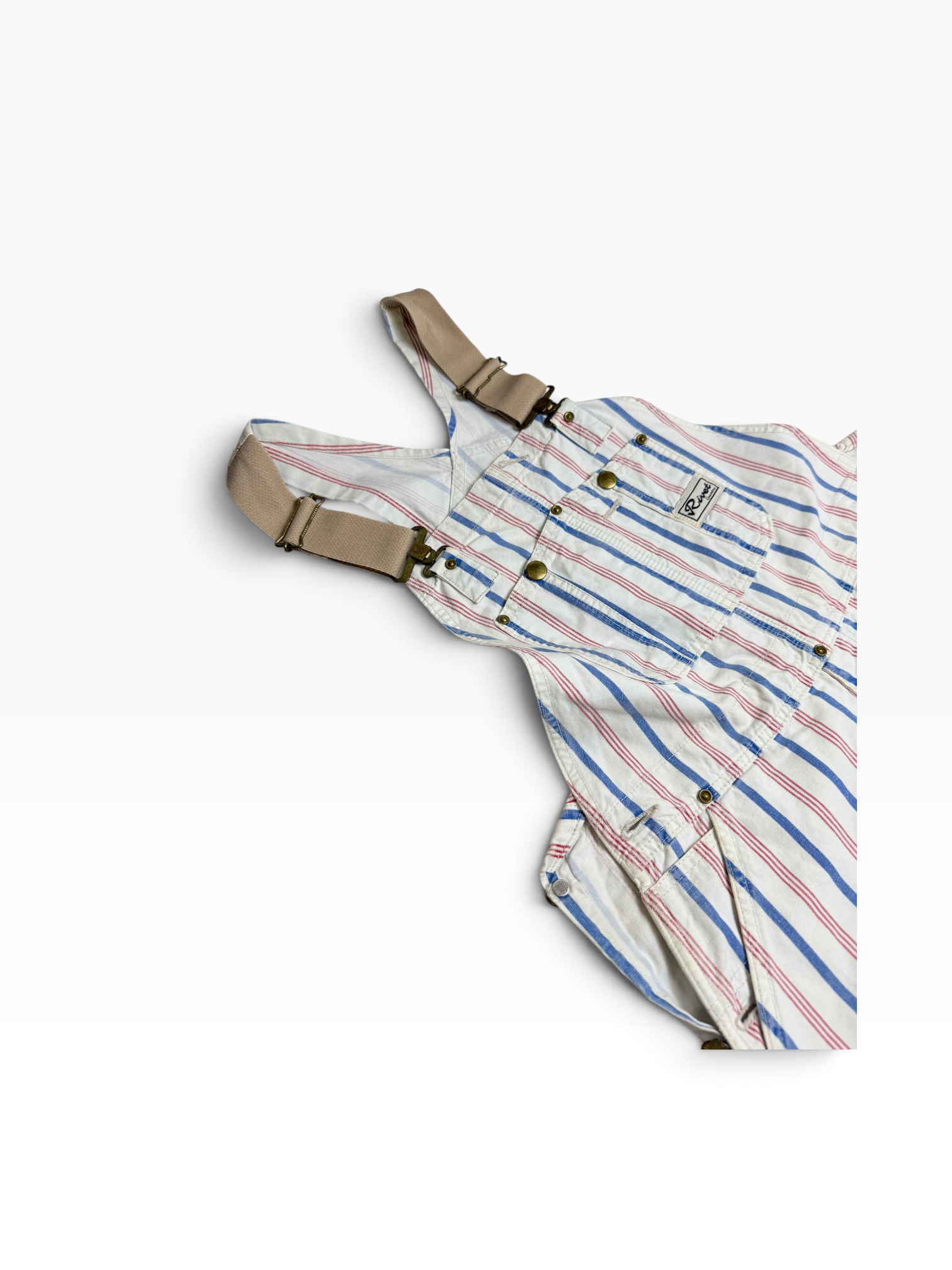 RIVET LAUNDRY STRIPED-OVERALL . SALOPETTE