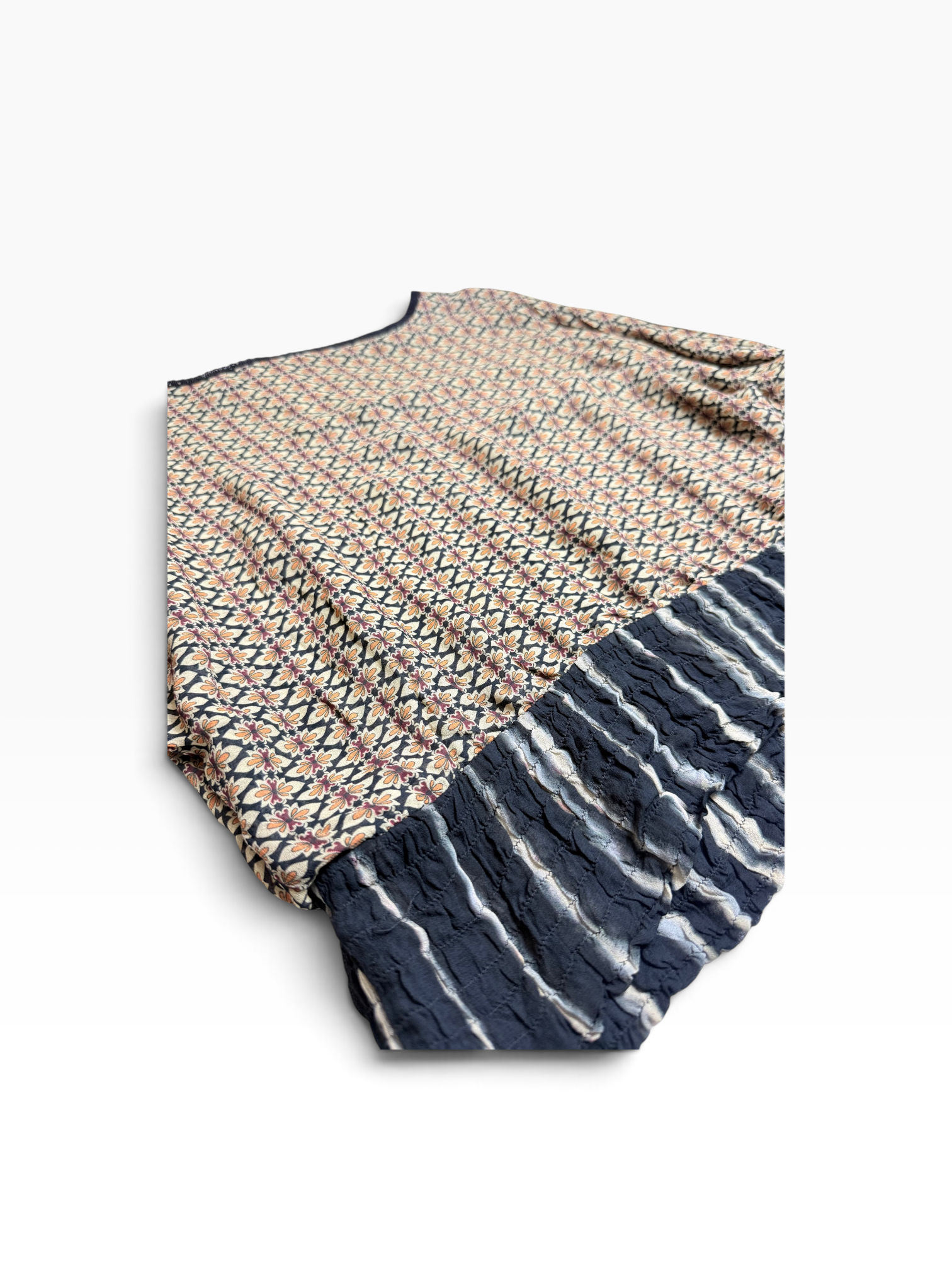 FLOWER SILK BLUSA