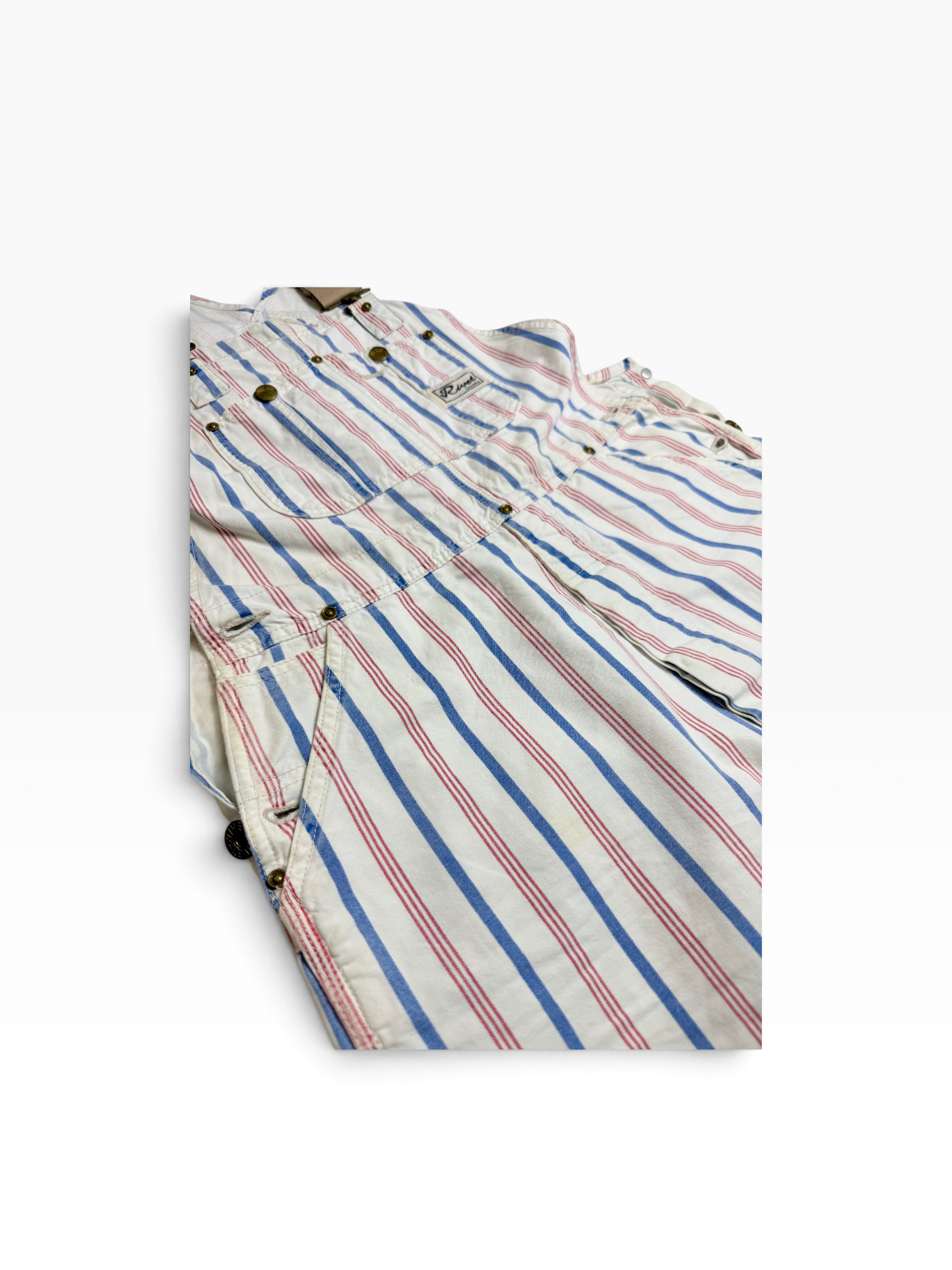 RIVET LAUNDRY STRIPED-OVERALL . SALOPETTE