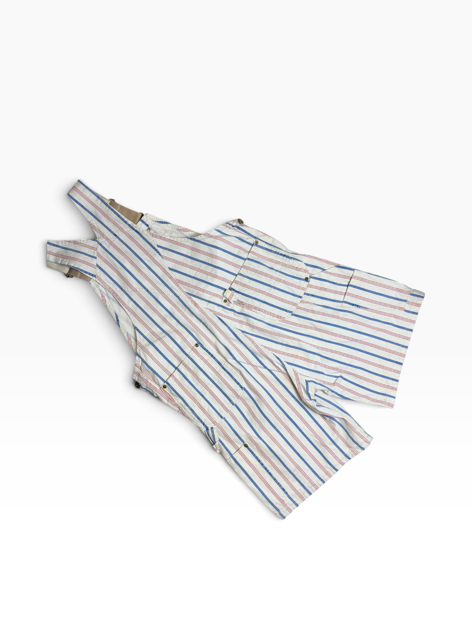 RIVET LAUNDRY STRIPED-OVERALL . SALOPETTE
